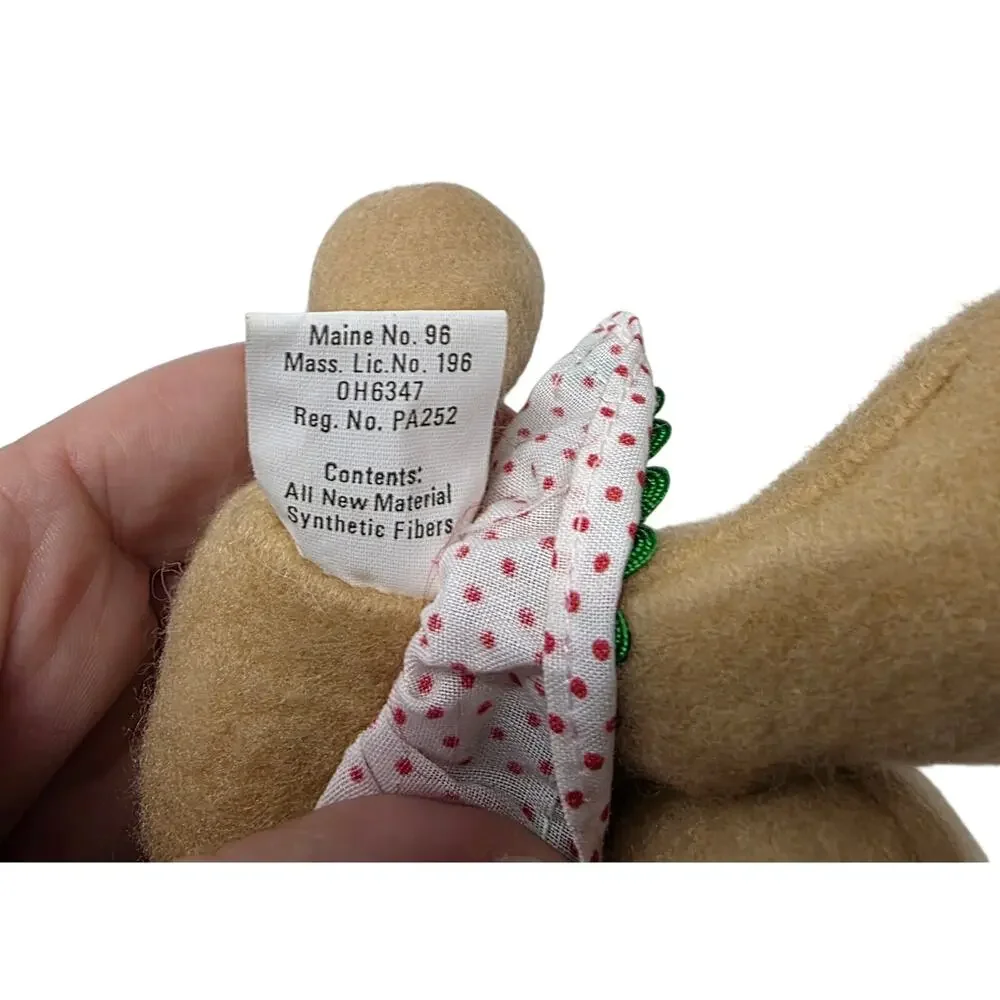 Vintage Hallmark Rodney & Rhonda Reindeer Plush Pair Christmas Shelf Sitters